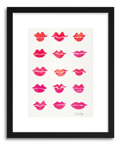 Art print Pink Kiss Collection by artist Cat Coquillette
