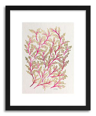 Art print Pink Gold Branches by artist Cat Coquillette