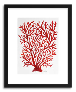 hide - Art print Red Coral by artist Cat Coquillette on fine art paper