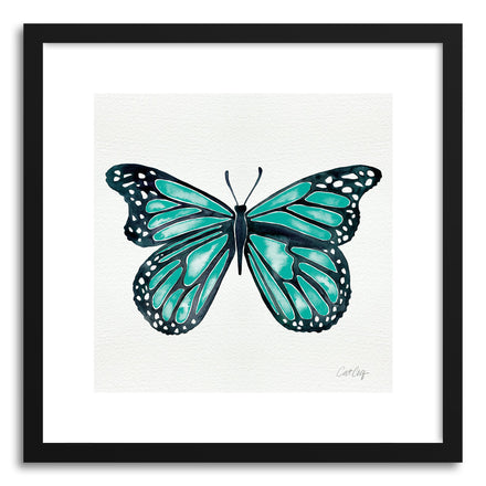 Art print Turquoise Butterfly by artist Cat Coquillette