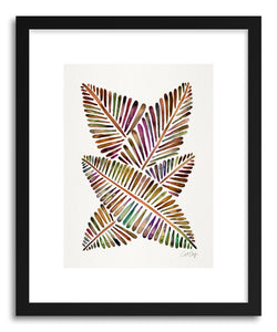 Art print Vintage Banana Leaves by artist Cat Coquillette