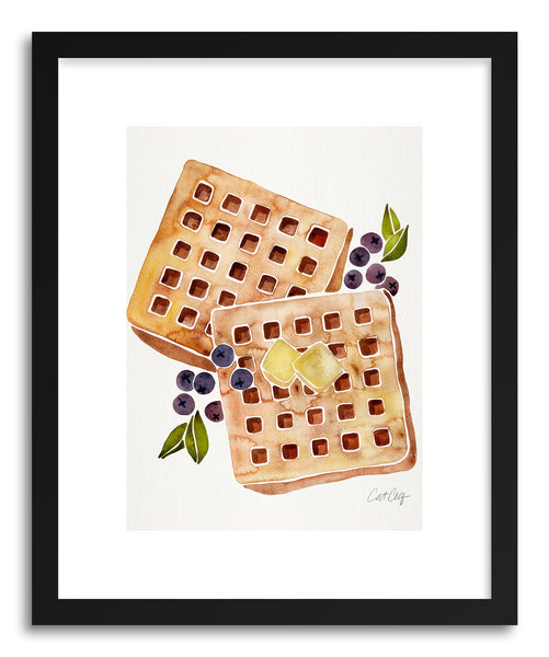 Art print Waffles by artist Cat Coquillette