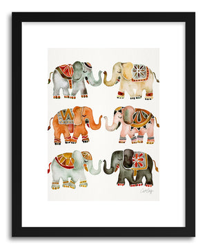 Art print Warm Elephants by artist Cat Coquillette