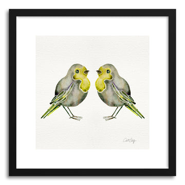 Art print Yellow Birds by artist Cat Coquillette