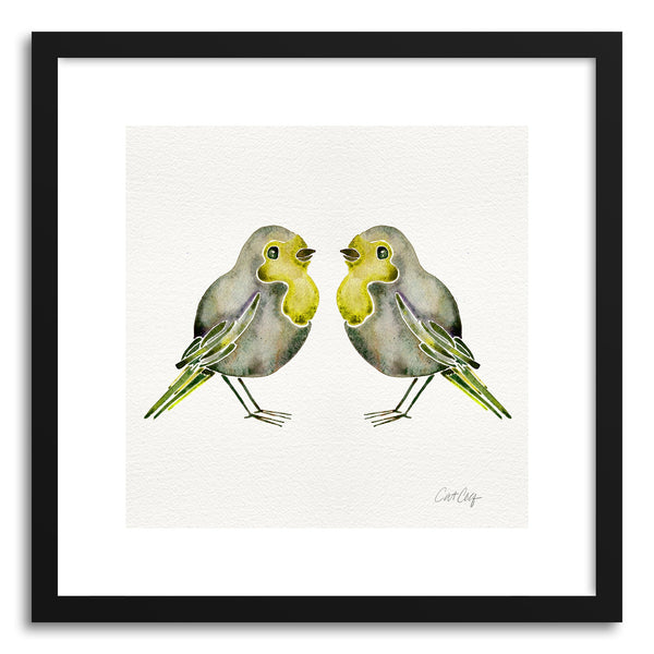 Art print Yellow Birds by artist Cat Coquillette