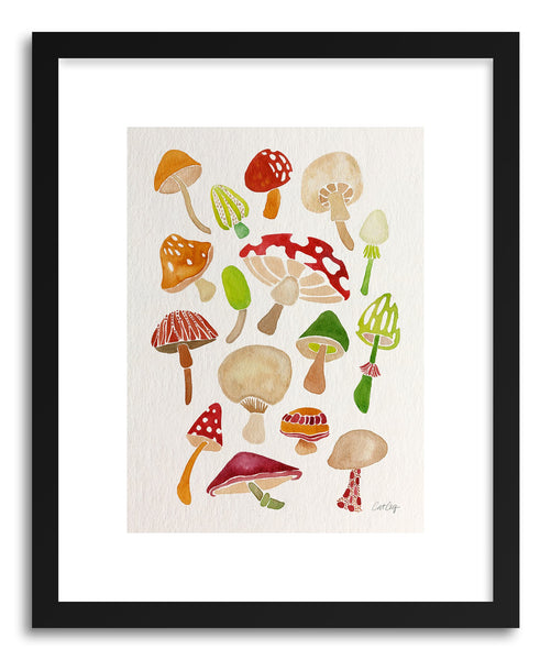 Fine art print Mushrooms by artist Cat Coquillette