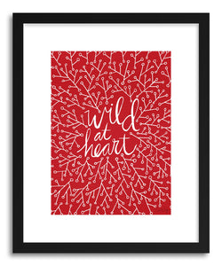Fine art print Wildat Heart Red by artist Cat Coquillette