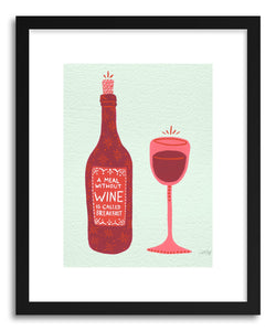 hide - Art print Wine by artist Cat Coquillette on fine art paper
