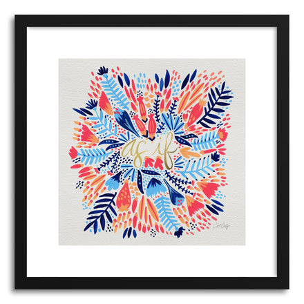 Fine art print As If Multi White by artist Cat Coquillette