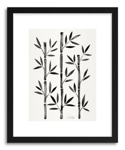 Art print Black Bamboo by artist Cat Coquillette