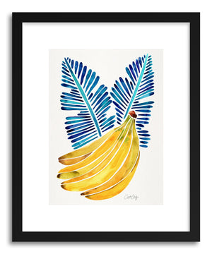 Art print Blue Bananas by artist Cat Coquillette