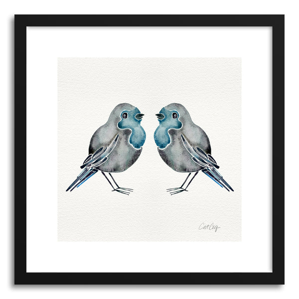Fine art print Blue Birds by artist Cat Coquillette