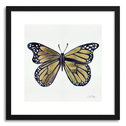 Art print Gold Butterfly by artist Cat Coquillette