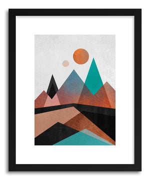 Fine art print Copper Mountains by artist Elisabeth Fredriksson