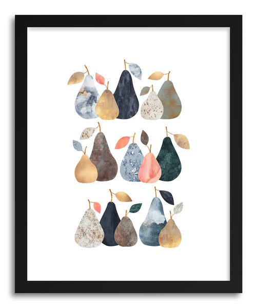Art print Pears by artist Elisabeth Fredriksson