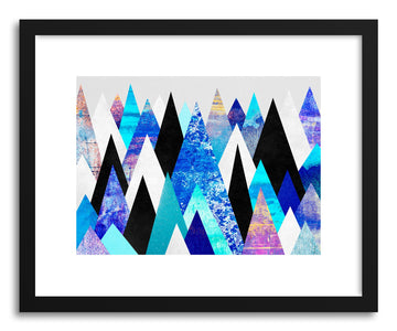 Fine art print Blue Peaks by artist Elisabeth Fredriksson