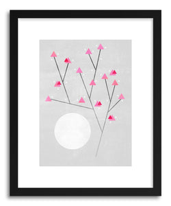 hide - Art print Cherry Blossom by artist Elisabeth Fredriksson in white frame