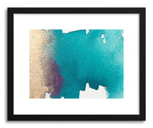 hide - Art print Color Study by artist Julia Contacessi in natural wood frame