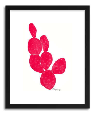 Fine art print Pink Cacti by artist Kate Roebuck