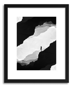 hide - Art print White Isolation by artist Stoian Hitrov in white frame