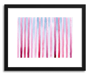 hide - Art print Raspberry Wedgewood Stripes by artist Sylvie Lee on fine art paper