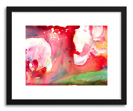 Art print Orchids In Red by artist Yevgenia Watts