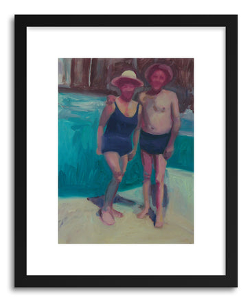 Fine art print 09 Couple By Pool by artist Mary Sinner