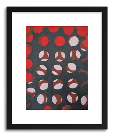 Fine art print Gridorb (Red) by artist Marie Kazalia