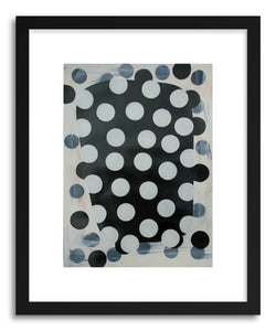 hide - Art print Lean No.1 by artist Marie Kazalia in white frame