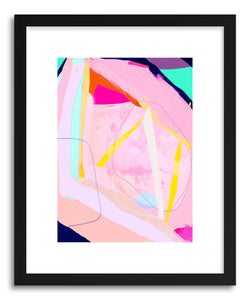 hide - Art print Pinkfrenzy by artist Ayanna Winters in white frame
