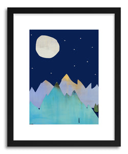 hide - Art print Mountains In The Moonlight by artist Jacquie Gouveia on fine art paper