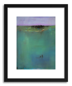 hide - Art print A New England Pond II by artist Jacquie Gouveia in white frame