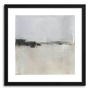 hide - Art print Left Alone by artist Jacquie Gouveia in white frame
