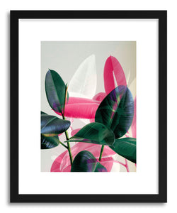 hide - Art print Greenery Mix by artist Emanuela Carratoni in white frame