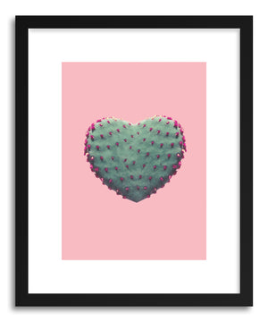 Fine art print Heart Of Cactus by artist Emanuela Carratoni
