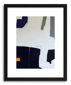 hide - Art print White Sea by artist Holly Addi in white frame