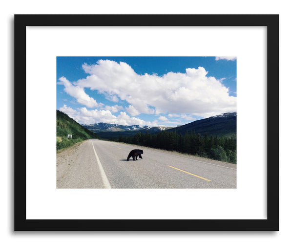Fine art print Alaska Bear Crossing by artist Kevin Russ