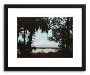 hide - Art print Georgia Sunset by artist Kevin Russ in white frame