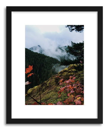 Fine art print Oregon Fall by artist Kevin Russ in Black frame