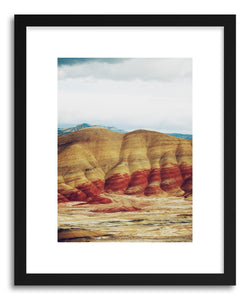 hide - Art print Painted Hills by artist Kevin Russ in white frame