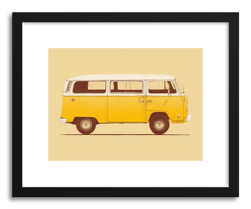 Fine art print Yellow Van by artist Florent Bodart