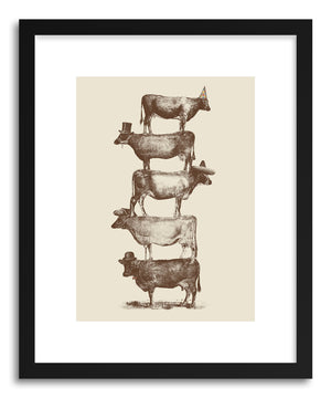 Fine art print Cow Cow Nuts BIG by artist Florent Bodart