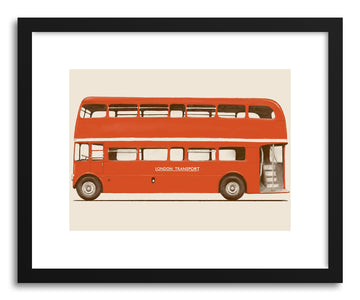 Fine art print English Bus by artist Florent Bodart