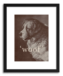 hide - Art print Famous Quote Dog by artist Florent Bodart on fine art paper