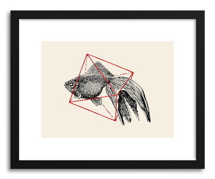 Fine art print Fish In Geometrics by artist Florent Bodart