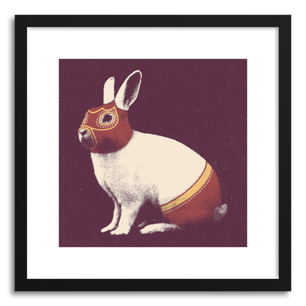 Fine art print Rabbit Wrestler by artist Florent Bodart