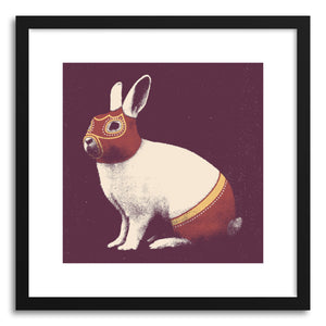 hide - Art print Rabbit Wrestler by artist Florent Bodart on fine art paper