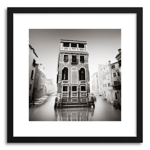 hide - Art print Palazzo Tetta by artist Ronny Behnert in white frame