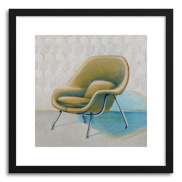 Fine art print Saarinen Womb Chair by artist Laura Browning