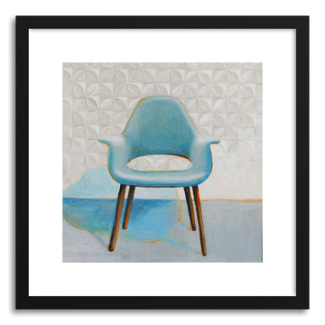 Fine art print Eames And Saarinen Organic Chair by artist Laura Browning